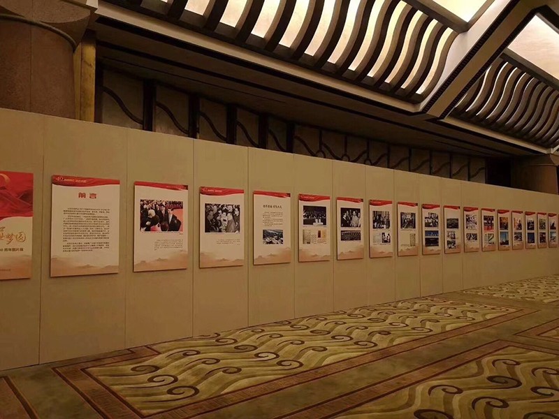 灰色無(wú)縫掛畫(huà)展板