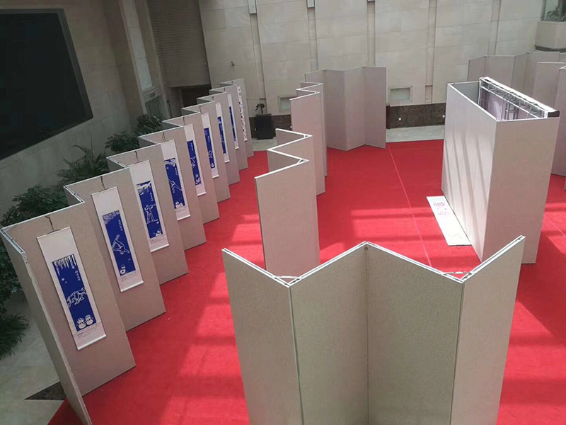 灰色無(wú)縫掛畫(huà)展板