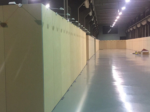 灰色無(wú)縫掛畫(huà)展板